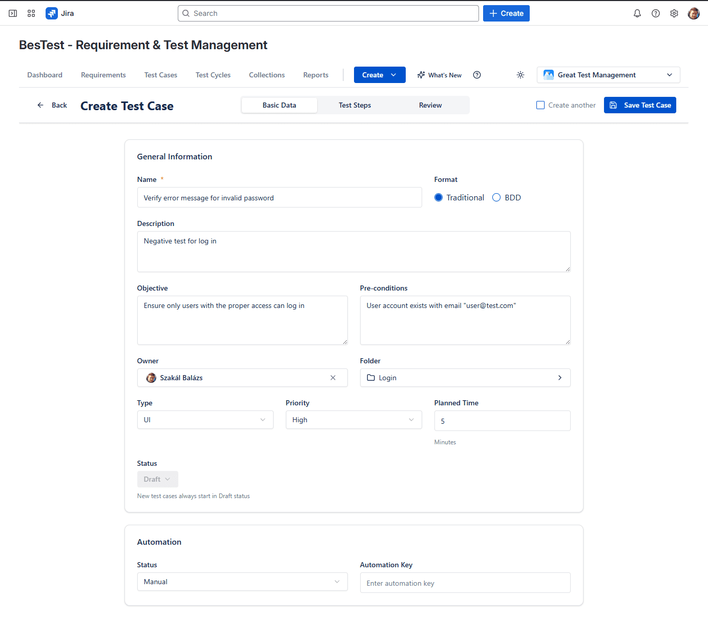 Mobile App Testing in Jira in BesTest