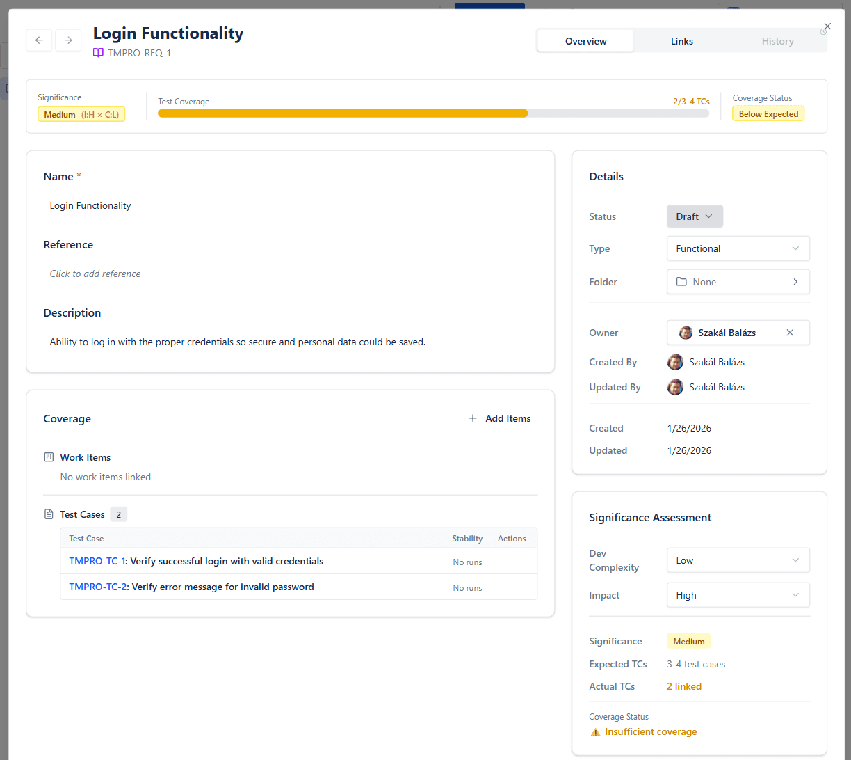 Security Testing Management in Jira in BesTest